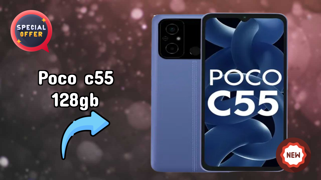 POCO C55 128GB Display Review: 6.71 Inches (17.04 Cm) Screen Size
