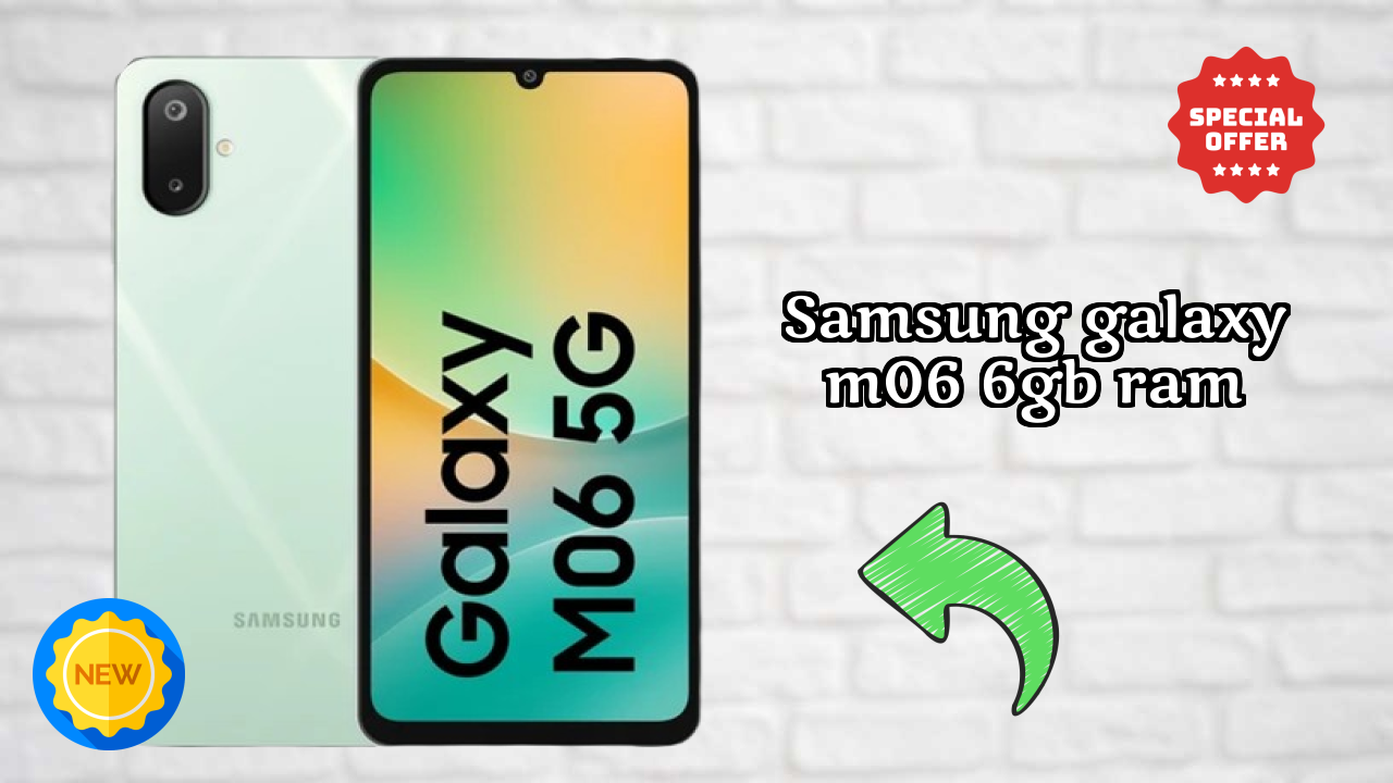 Samsung Galaxy M06 6GB RAM Display Technology: PLS LCD Review