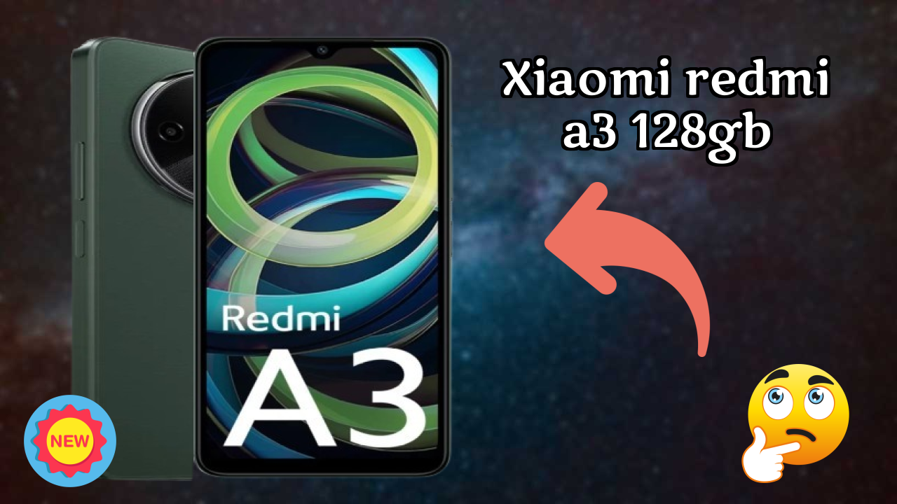 Xiaomi Redmi A3 128GB Display Technology: 6.7 Inches (17.02 Cm) Screen