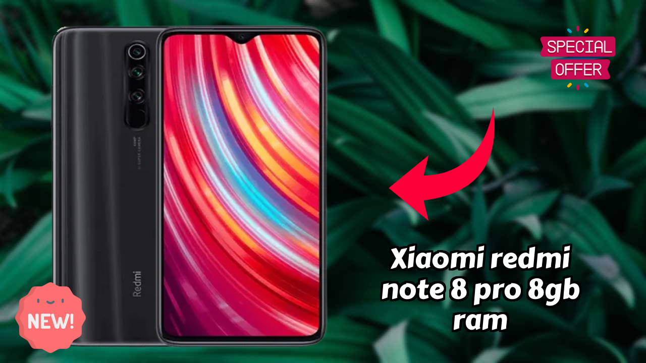 Xiaomi Redmi Note 8 Pro 8GB RAM Display Technology: 6.53 Inches (16.59 Cm) Screen
